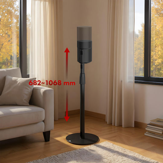 Maclean Energy Speaker Stands Sonos in Black Color