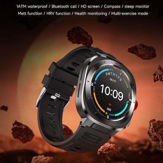 Band Smartwatch G33 Smartwatch Microwear G33 Black Steel