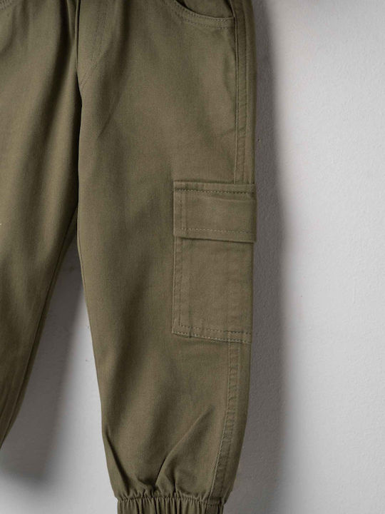 Kinder-Set mit Hose & Jacke Winter 3Stück Khaki