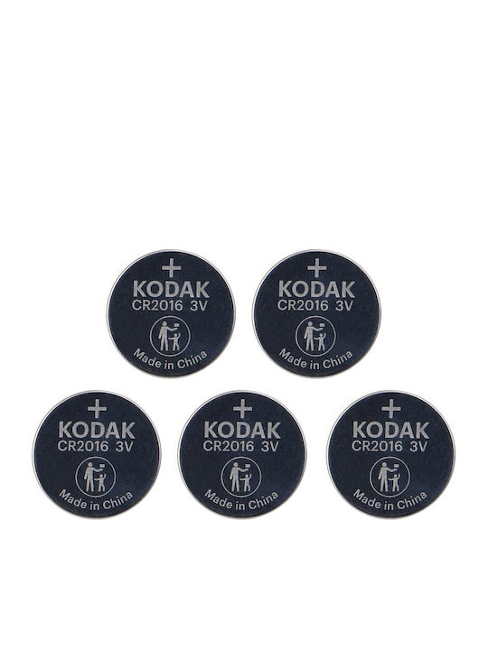 Kodak Ultra Μπαταρίες Λιθίου Ρολογιών CR2016 3V 5τμχ