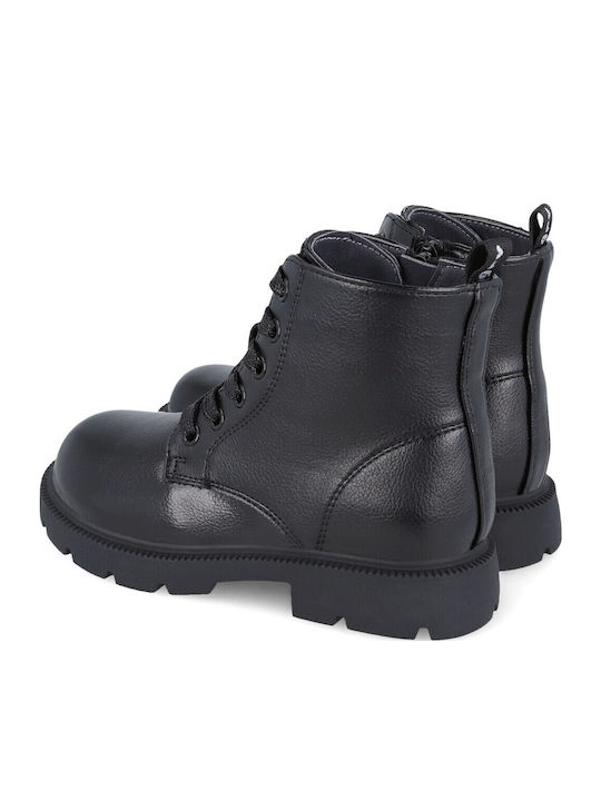 Kids Boots with Zipper Black