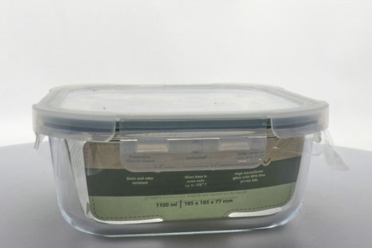 Uniglass Lunchbox Glas Transparent 1100ml 1Stück