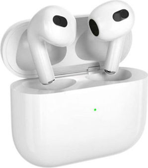 Pavareal P6 In-ear Bluetooth Handsfree Ακουστικά με Θήκη Φόρτισης Λευκά