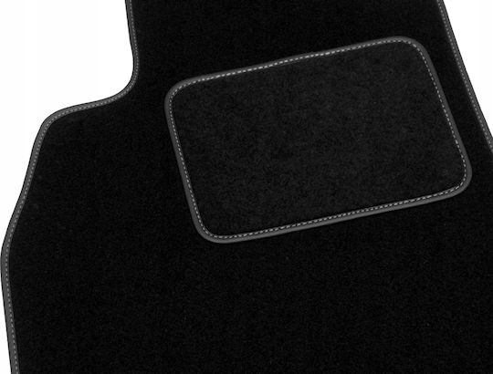 Me Premium Set of Front and Rear Mats 4pcs for Seat Leon 2005-2012 Black
