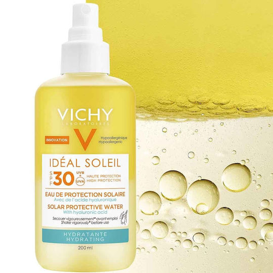 Vichy Capital Soleil Хидратиращ Водоустойчив Слънцезащитен Лосион за Тяло SPF30 Спрей 200ml