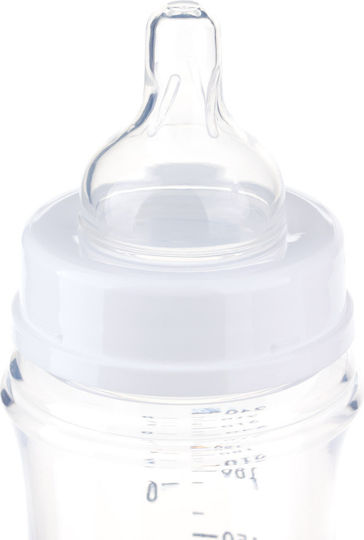 Canpol Babies Пластмасово Бебешко Шише Против Колики със Силиконов Биберон за 0+, 0+ m, месеци Blue 240мл
