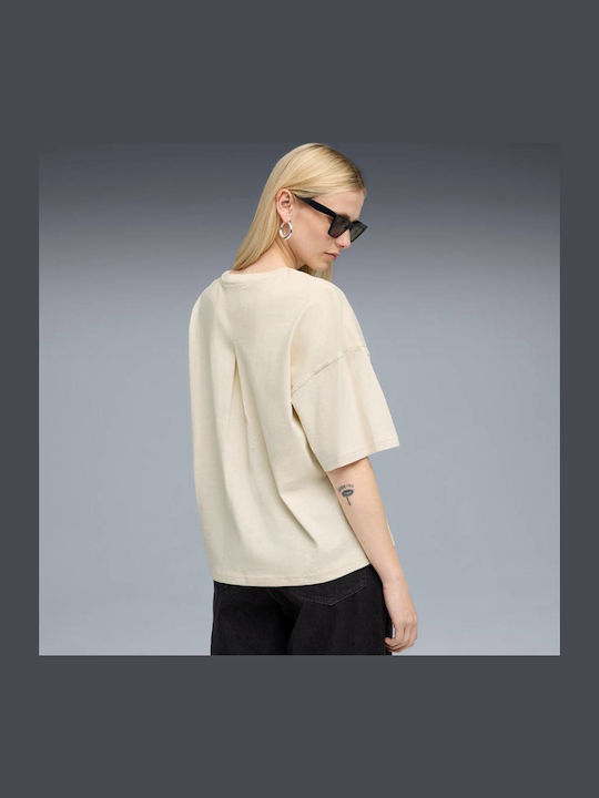 PUMA Women's Oversized T-shirt Alpine Snow
