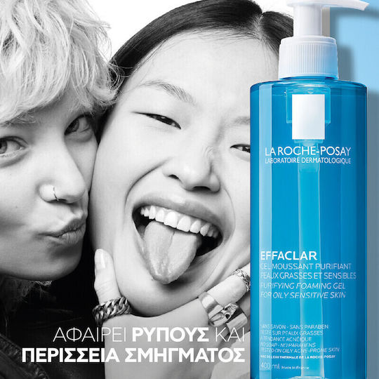 La Roche Posay Effaclar Gel Cleansing Face for Acne-Prone Skin 400ml