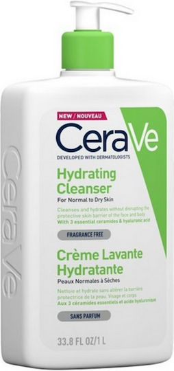 CeraVe Hydrating Cleanser Cream Cleansing Face 1000ml