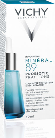 Vichy Mineral 89 Probiotic Fractions Ενυδατικό & Αντιγηραντικό Booster Προσώπου με Νιασιναμίδη & Υαλουρονικό Οξύ για Αποτοξίνωση & Θρέψη 30ml