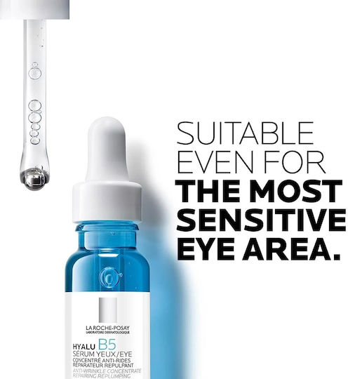 La Roche Posay Hyalu B5 Καταπραϋντικό & Αντιγηραντικό Serum Ματιών με Υαλουρονικό Οξύ & Βιταμίνη B5 για Μαύρους Κύκλους 15ml