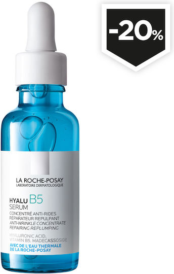 La Roche Posay Hyalu B5 Serum Hidratant și Anti-îmbătrânire pentru Față și Ochi cu Acid Hialuronic și Vitamina B5 pentru Revitalizare 30ml