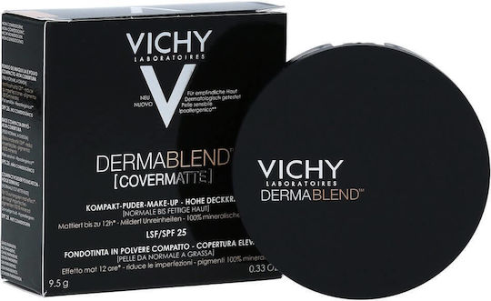 Vichy Dermablend Covermatte Compact Powder Foundation SPF25 45 Gold 9.5gr