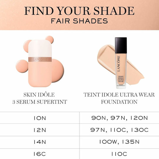 Lancome Idôle Liquid Foundation 14n 30ml