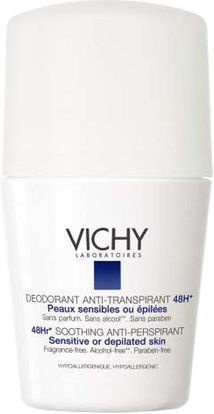 Vichy Soothing Дезодорант за Чувствителна или Депилирана Кожа 48h Рол-он 50ml