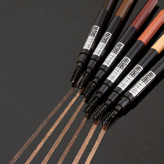 Maybelline Tattoo Brow 36H Молив за вежди 06 Пепел от кафяво
