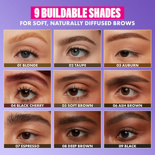 NYX Professional Makeup Louder Eyebrow Pencil 08 Deep Brown