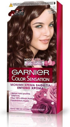 Garnier Color Sensation Βαφή Μαλλιών 4.15 Παγωμένο Σοκολατί 110ml