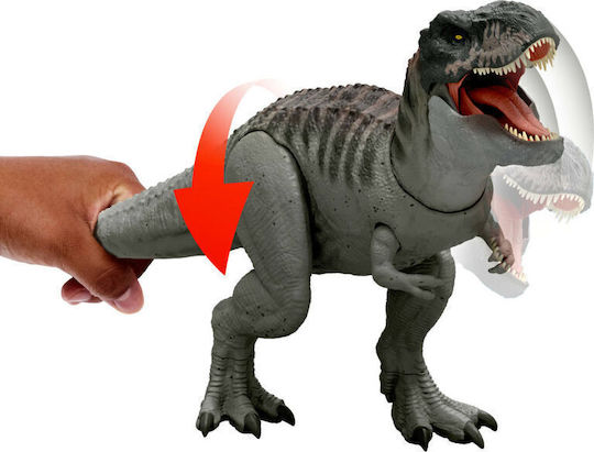 Action Figure Rebirth Tyrannosaurus Rex - Power Devour Jurassic World Dinosaur with Sounds for 4+ years old Years 54.5cm.