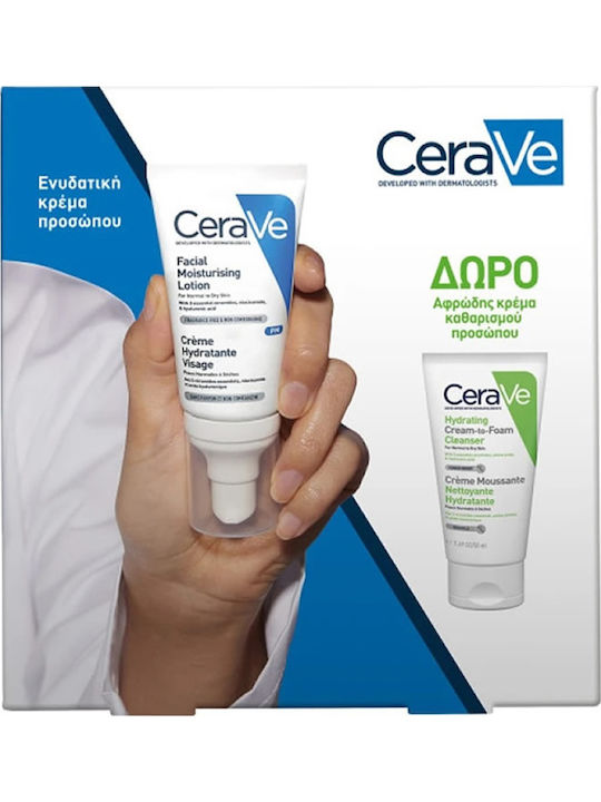 CeraVe Moisturising Set Îngrijire pentru Hidratare & Curățare facială