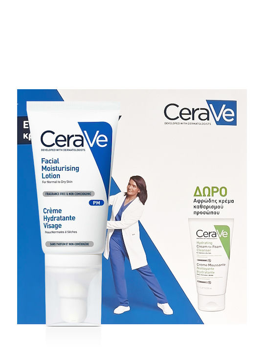 CeraVe Moisturising Set Îngrijire pentru Hidratare & Curățare facială