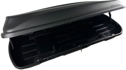 Багажник За Покрив Junior Xtreme 2 195x78x39cm Двойно Отваряне Ключ 445 Литра Черен