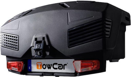 TowBox Μπαγκαζιέρα Κοτσαδόρου Αυτοκινήτου με Μονό Άνοιγμα Χωρητικότητας 305lt Μαύρη