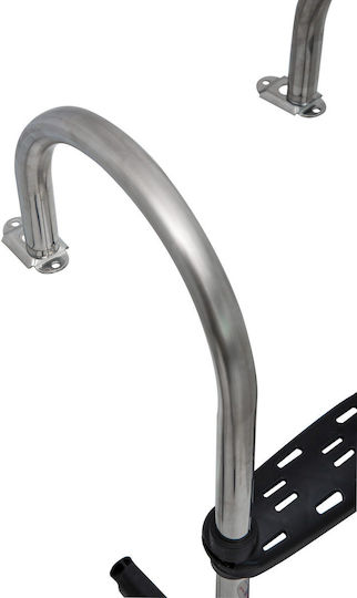 Eval 2 Steps Boat Ladder Stainless Steel Ladder with 2 Steps