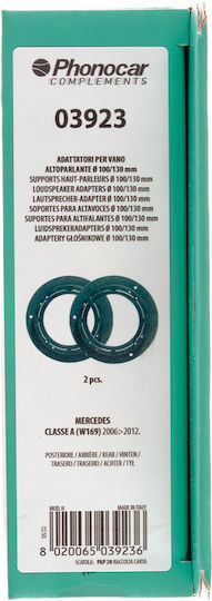 Phonocar Βάσεις Ηχείων Πίσω 100/130mm για Mercedes-Benz A Class / B Class 2τμχ
