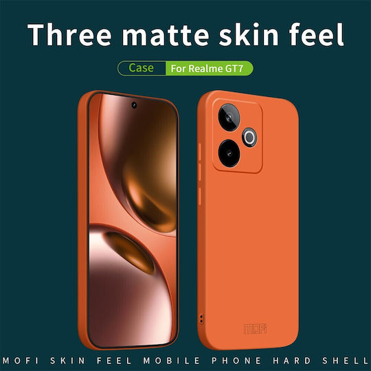 Mofi Back Cover Plastic Portocaliu (Realme GT 7)
