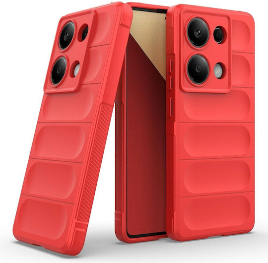 Magic Shield Back Cover Σιλικόνης Κόκκινο (Redmi Note 14S)