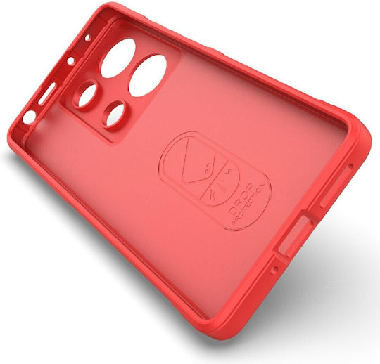 Magic Shield Back Cover Σιλικόνης Κόκκινο (Redmi Note 14S)