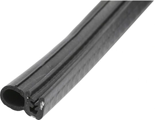Idealstore Universal Rubber Weatherstrip Insert Traffic Resistant Very Flexible Protects Against Cold Moisture Length 10 M