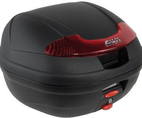 Givi Vision Monolock Μπαγκαζιέρα Μοτοσυκλέτας 34lt Μαύρη