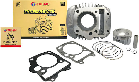 Tobaki Motorcycle Pistons & Cylinders Set 60mm for Honda Innova 125