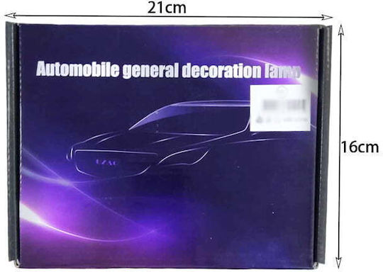 Carsun Exterior Decorative Car Lighting Red Color