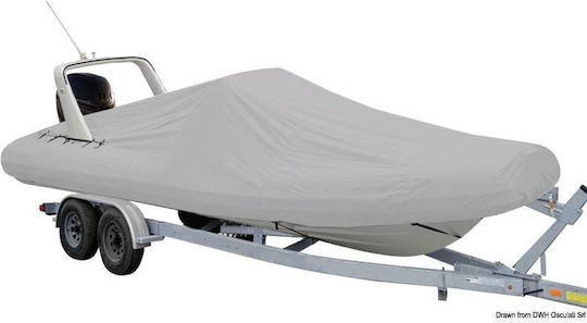 Κάλυμμα Φουσκωτού Oceansouth Με Πίσω Ανοίγματα Για Roll Bars Για Σκαφη Μήκους 5.40m - 5.60m