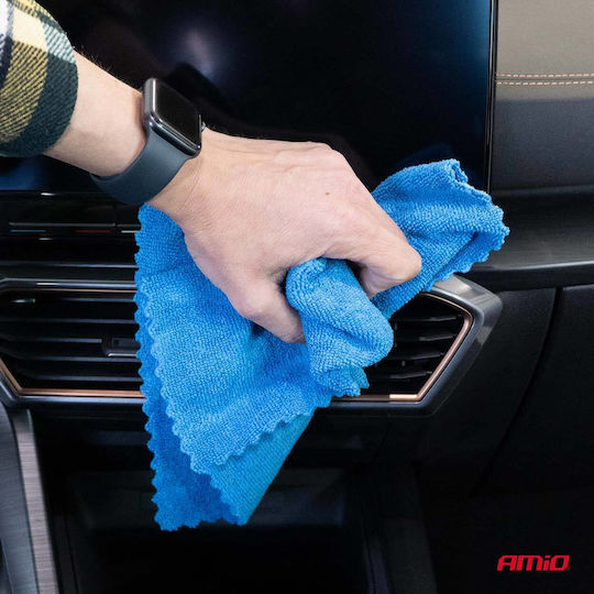 Microfiber Wipes Box Set 30 Pcs 30x30 Cm 200g Amio-03973
