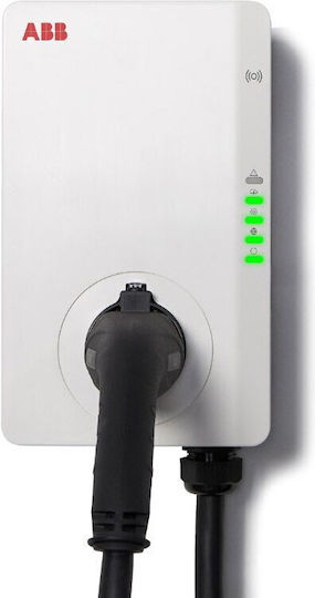Abb Wall Mounted Three-Phase Charging Station 11kW with Built-in Type 2 Cable 148490