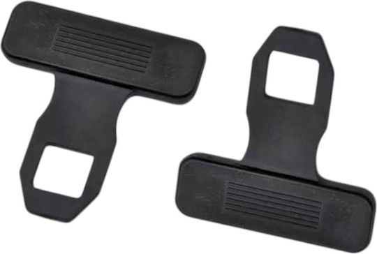 Seat Belt Buckle Alarm Stopper 2pcs in Black Color