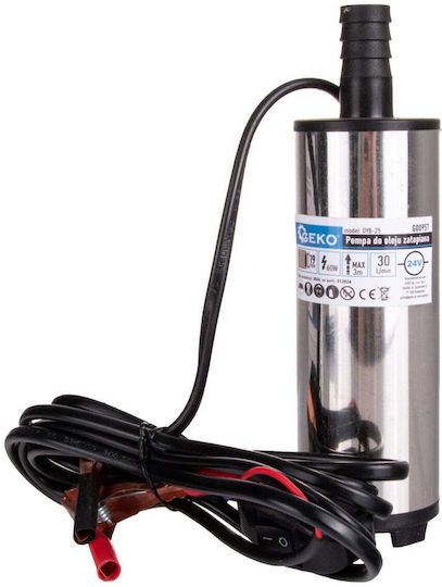 Tauchpumpe Elektrisch Kraftstoffpumpe 24 V 52 mm 3 m Kabel Geko G00957