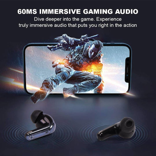 Sonic Gear Dual Mode In ear Bluetooth хендсфри Слушалки с Устойчивост на Пот и Кутийка за Зареждане Platinum