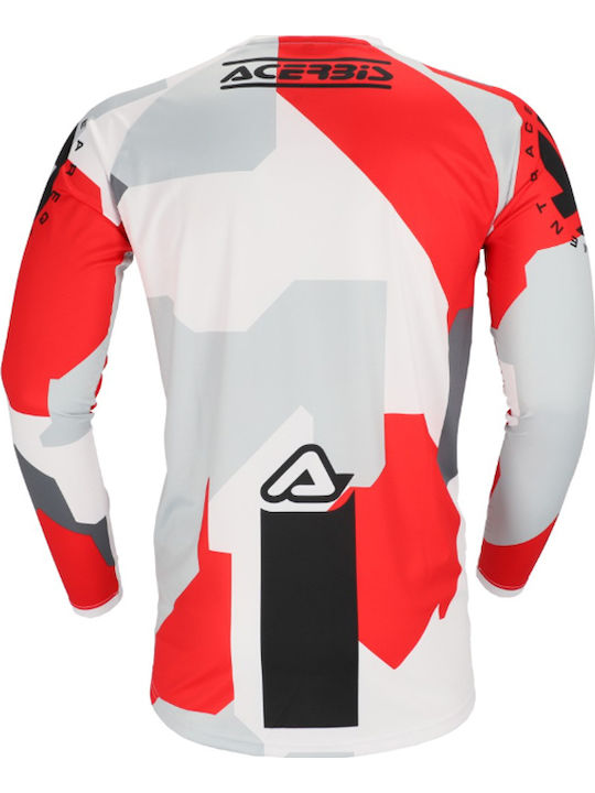Acerbis Linear Subway Ανδρική Μπλούζα Motocross Μακρυμάνικη White/Grey/Red Acerbis Linear Subway Ανδρική Μπλούζα Motocross Μακρυμάνικη White/Grey/Red