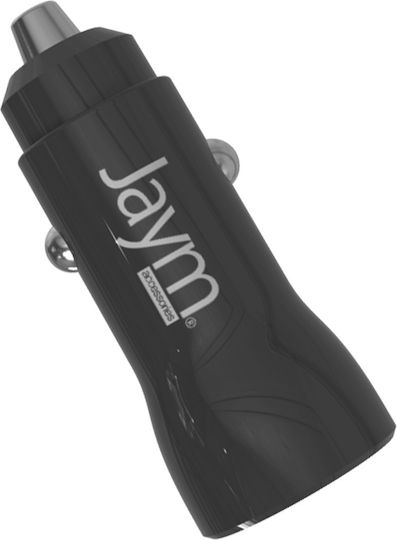 Jaym Kompakter Leichter Usb-A 5W 1A Autoladegerät Überspannungsschutz Schwarzes