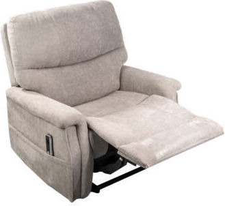 Cloud Xxl Relaxsessel mit Fußhocker Ecru 35x92x110cm