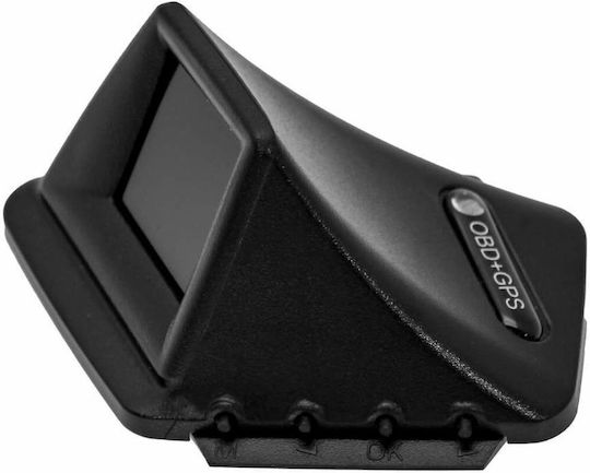 Μετρητής Ψηφιακό Όργανο OBD2, Ρολόι, Head Up Display, Μπαρόμετρο, Ταχύμετρο, Θερμοκρασίας Νερού, Θερμοκρασίας Λαδιού και Πυξίδα Αυτοκινήτου για τοποθέτηση στην Κονσόλα