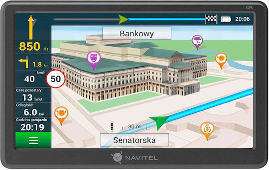 Navitel Συσκευή Пловдив GPS ме Откриване 7" USB / Bluetooth & Слот за карта