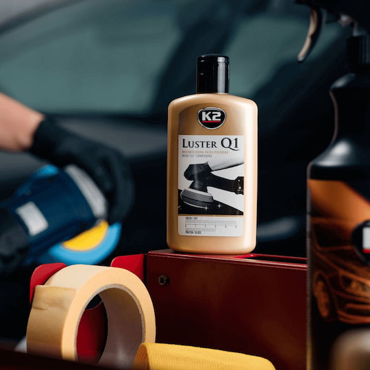 K2 Strong Friction Polishing Paste Q1 Πάστα Γυαλίσματος Φαναριών Αυτοκινήτου 250gr
