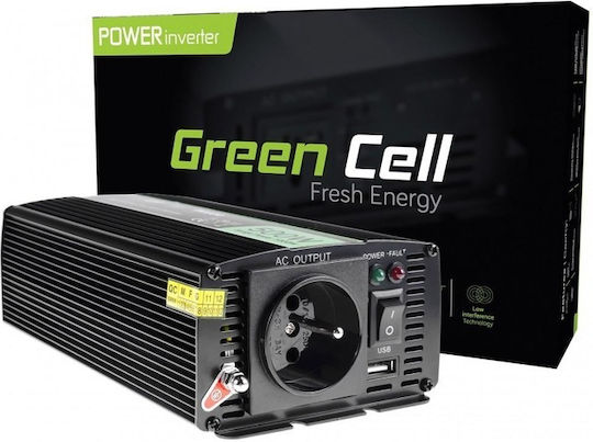 Green Cell Inverter für Autos Modifizierte Sinuswelle 1000W zur Umwandlung von 24V DC in 230V AC