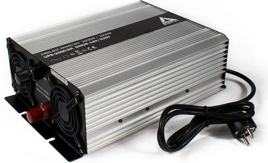 Azo Digital Invertor Auto 2000W pentru 12V DC cu 2xUSB